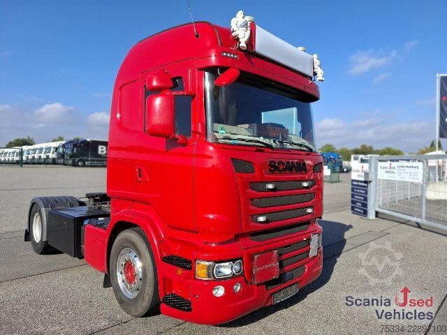 Gevaarlijke stoffen vrachtwagen Scania R 410 LA4x2MNA Full ADR Hydraulik Standklima TOP!!