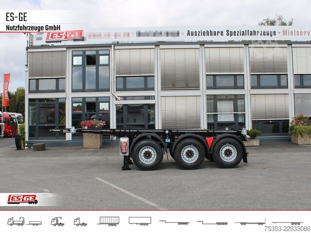 Auflieger-Wechselfahrgestell KÖGEL 3-Achs-Containerchassis 20'