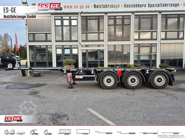Auflieger-Wechselfahrgestell KÖGEL PORT 45 TRIPLEX Containerchassis