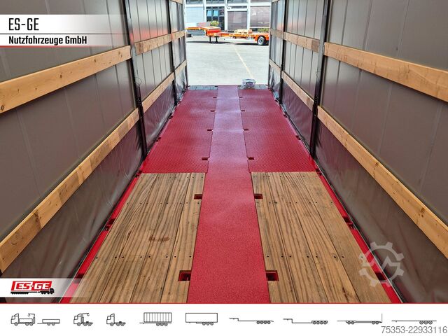 Tieflader-Sattelauflieger FAYMONVILLE MAX Trailer MAX100 Semi-Tieflader Planenaufbau