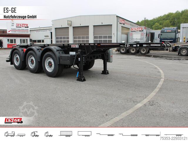 Auflieger-Wechselfahrgestell KÖGEL PORT 20 TANKPLEX Containerchassis