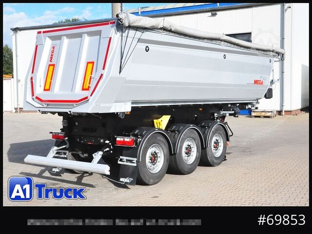 Tippvagns semíhúfur BENALU Mega  25m³ Lift Stahl  SAF 4X4 Allrad 1350mm