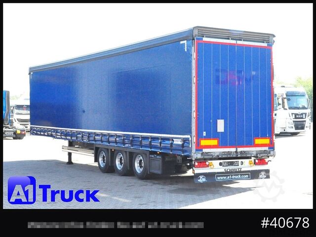 Opin hálf-vagn með segldúk SCHMITZ SCB  24, Mega, Speed Curtain, VDI 2700, deutsche Zulassung