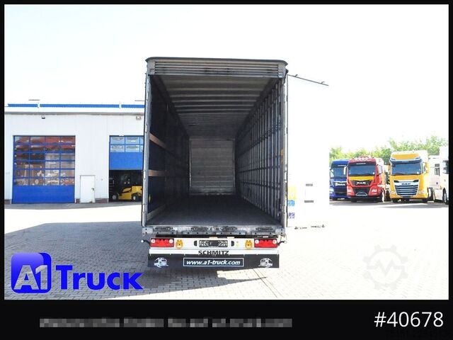 Opin hálf-vagn með segldúk SCHMITZ SCB  24, Mega, Speed Curtain, VDI 2700, deutsche Zulassung