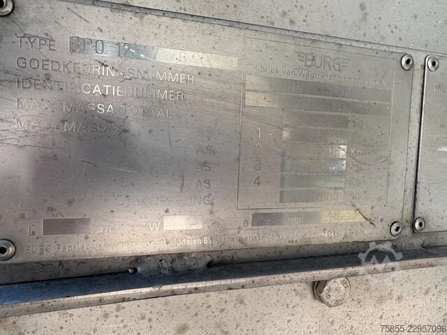 Tank Burg BPO 12-27 ZGZXX 32600 Ltr / 3 Kammer / Chemie L...