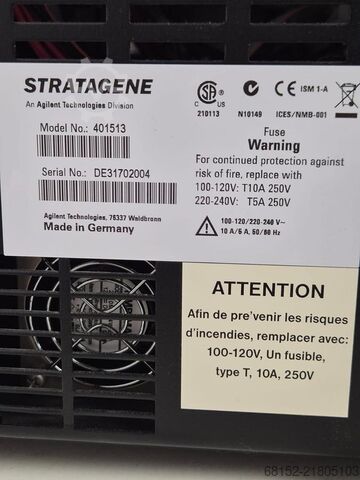 Agilent Stratagene MX3005 রিয়েল-টাইম PCR সিস্টেম Agilent Technologies MX3005