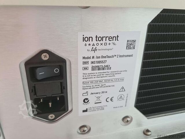 Life Technologies Ion Torrent OneTouch 2 OneTouch ES:llä Life Tecnologies Torrent OneTouch 2 with OneTouch ES