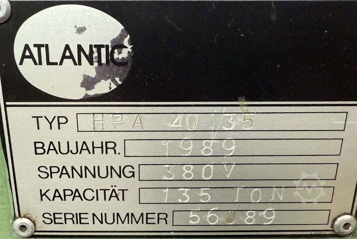 Press brake ATLANTIC HPA 135/40
