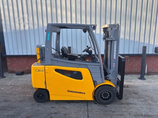 Forklift elektrik 4 roda Jungheinrich EFG 430 S / 5591 h / Container