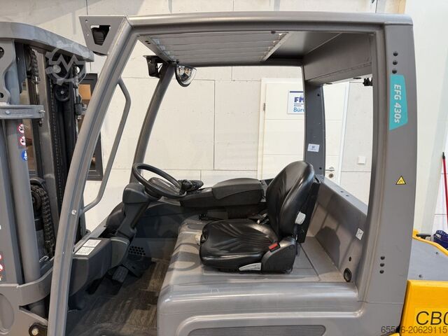 Elektrinis keturių ratų krautuvas Jungheinrich EFG 430 S / 5591 h / Container