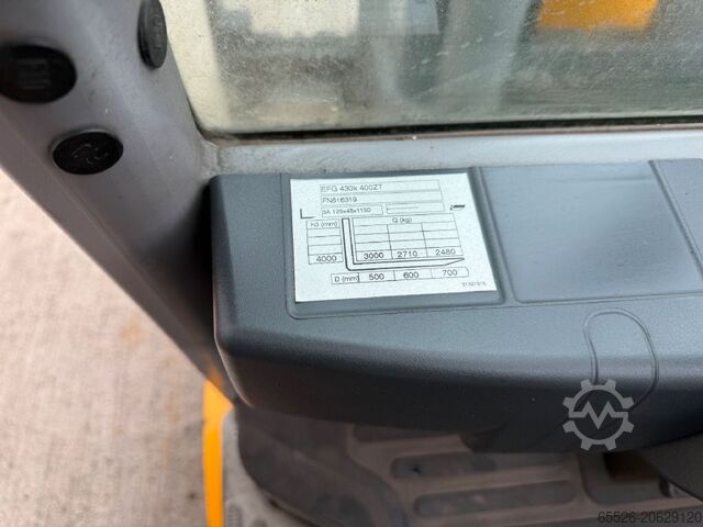 電動4輪フォークリフト Jungheinrich EFG 430 / 1329 Std.