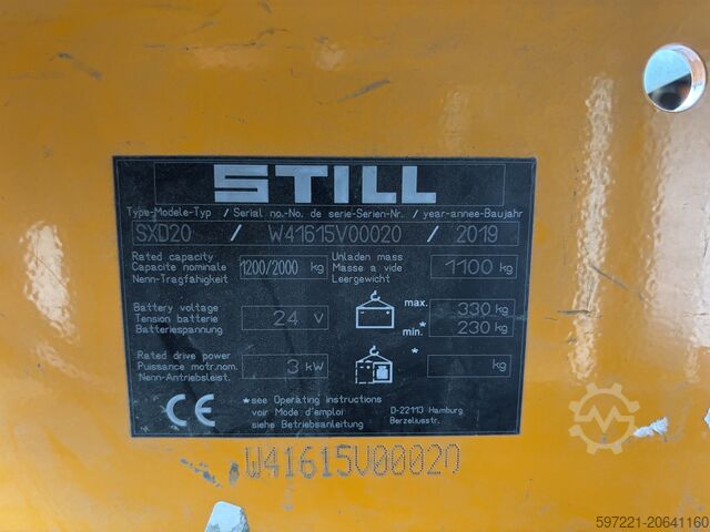 Palet İstifleyiciler Still SXD20