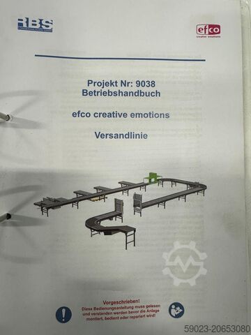 出荷ライン／ローラーコンベア設備 約50m RBS-Förderanlagen GmbH Versandlinie