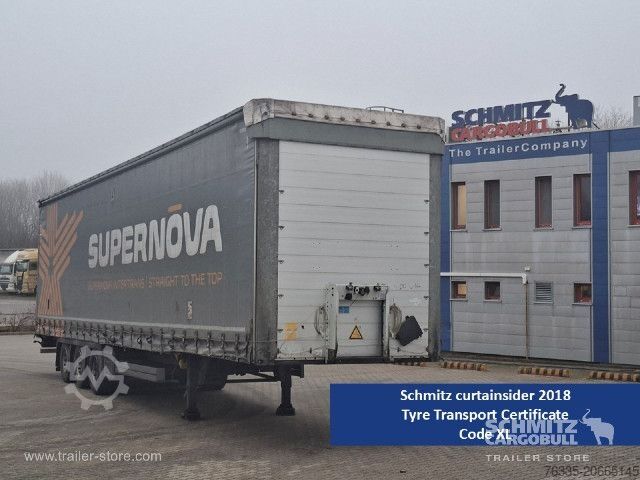 Avoin puoliperävaunu pressulla Schmitz Cargobull Curtainsider Mega