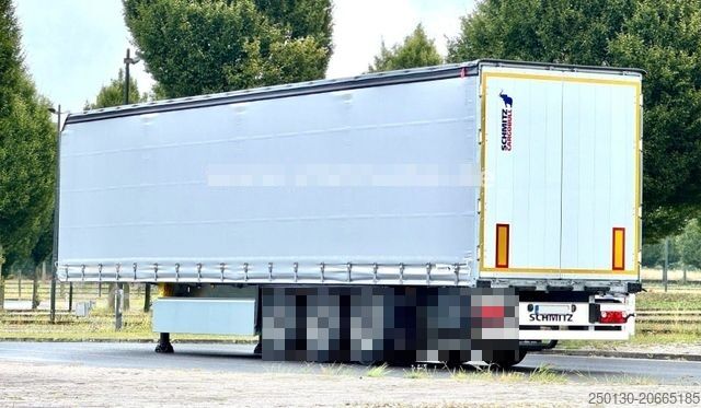 Semirremolque abierto con toldo SCHMITZ CARGOBULL SCB S3 Lift Achse Edscha Hubdach