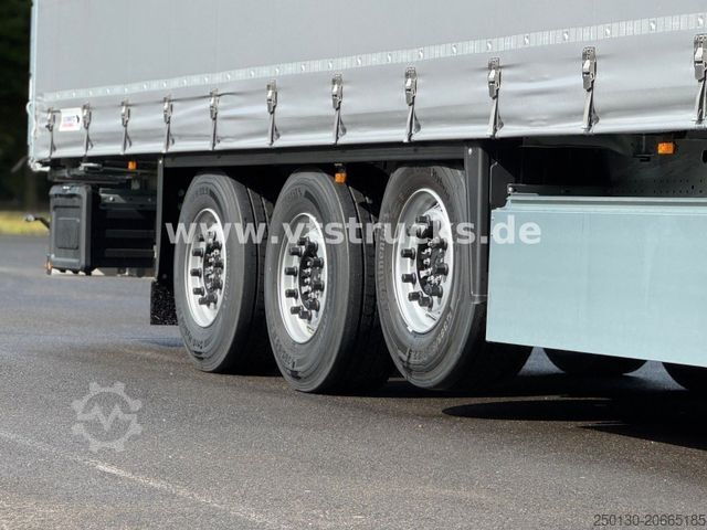 Semirremolque abierto con toldo SCHMITZ CARGOBULL SCB S3 Lift Achse Edscha Hubdach