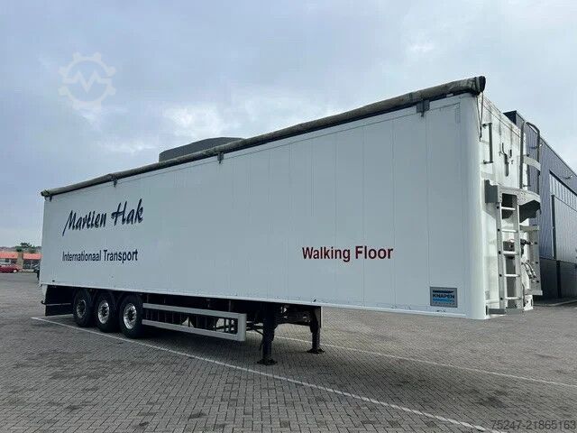 चलती मंजिल Knapen Trailers K100 K100 - 92m3 Liftachse 10mm Alcoa