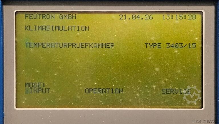 Temperatuurtestkast -40 tot +100 °C Feutron TPK 3403/125