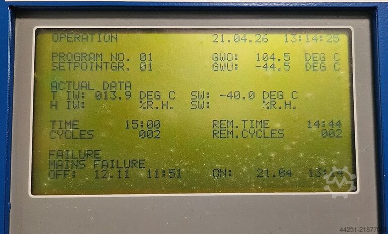 Temperatuurtestkast -40 tot +100 °C Feutron TPK 3403/125