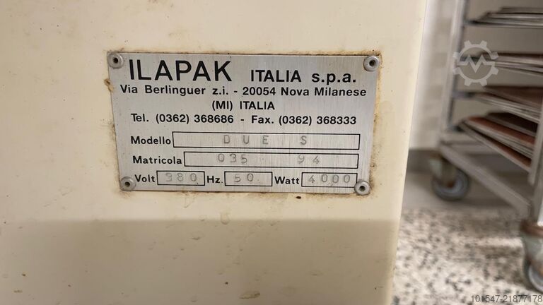 Packaging machine Ilapak DUE S