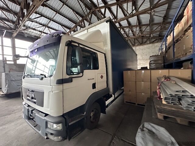 平板卡车带帆布篷布 man TGL 12.250 Pritsche 4x2 BL, Motorschaden