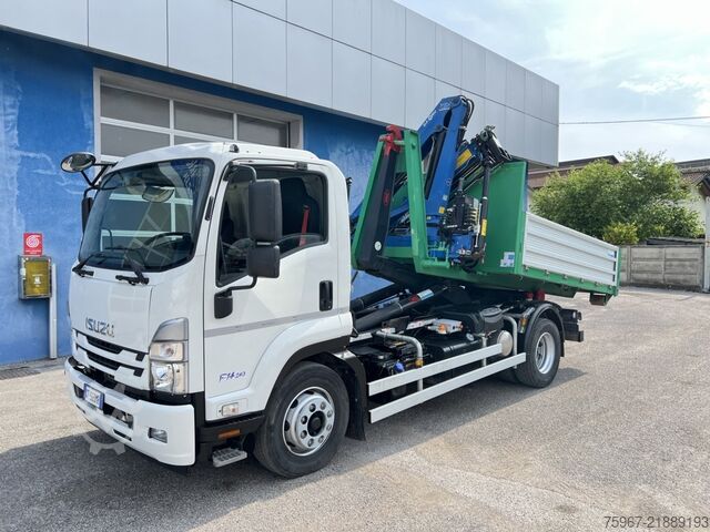 Camião porta-contentores de gancho Isuzu F14 240