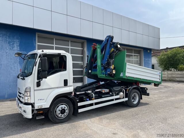 Camião porta-contentores de gancho Isuzu F14 240