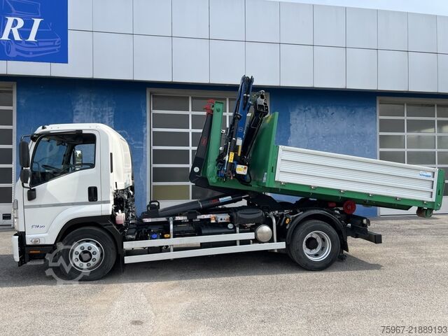 Camião porta-contentores de gancho Isuzu F14 240