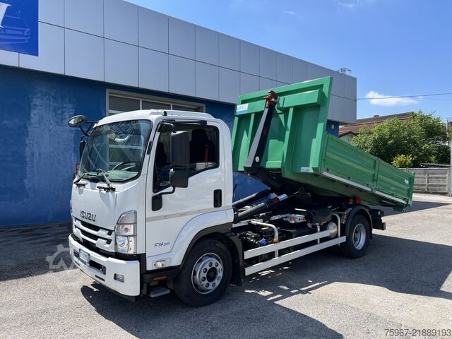 Camião porta-contentores de gancho Isuzu F14 240