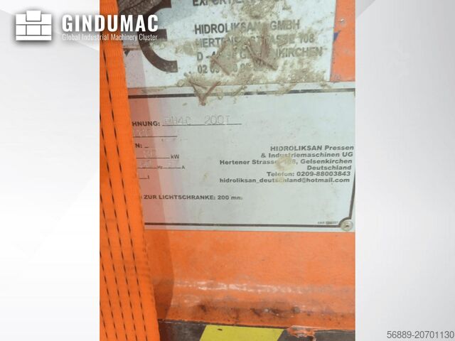 液压机 HIDROLIKSAN PH4C 200T
