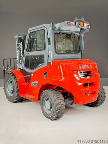 柴油越野叉车 Heli CPCD50 - 2-Rad und 4 Rad Antrieb - KUBOTA Motor