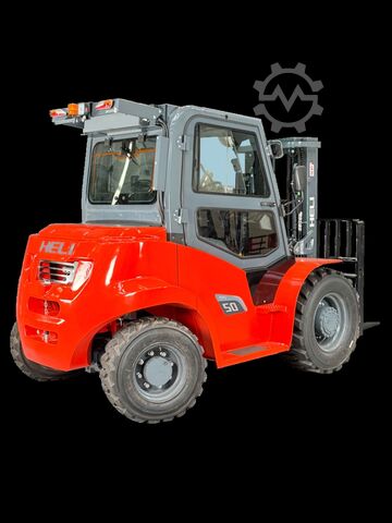 柴油越野叉车 Heli CPCD50 - 2-Rad und 4 Rad Antrieb - KUBOTA Motor