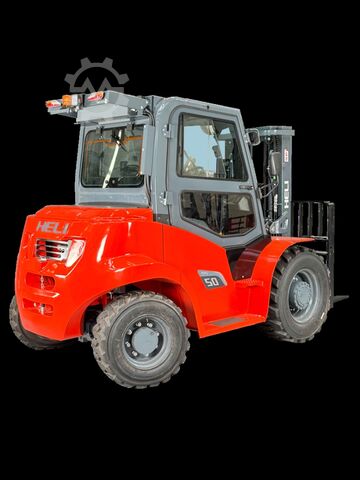 柴油越野叉车 Heli CPCD50 - 2-Rad und 4 Rad Antrieb - KUBOTA Motor