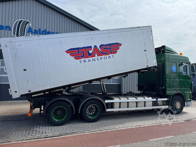 Avfallsbil DAF XF105-460 Manual, Retarder, Alu-Kipper, 10 Wheels