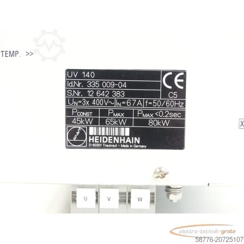 Heidenhain component Heidenhain UV 140 Id. 335 009-04 SN:12642383 - generalüberholt mit 3 Monaten Gewährleistung-