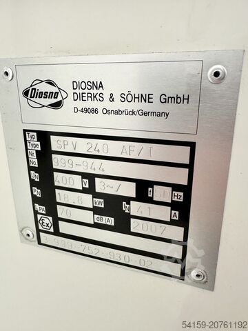 Тістомісильні машини Diosna SPV240 AF/T