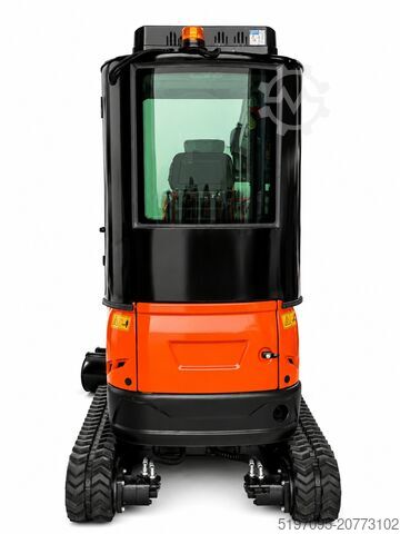 Minigrävare med fullhytt och värme Tec Point - 1,6 Klasse Minibagger NEU! Schnellwechsler und 3 Schaufeln im Set