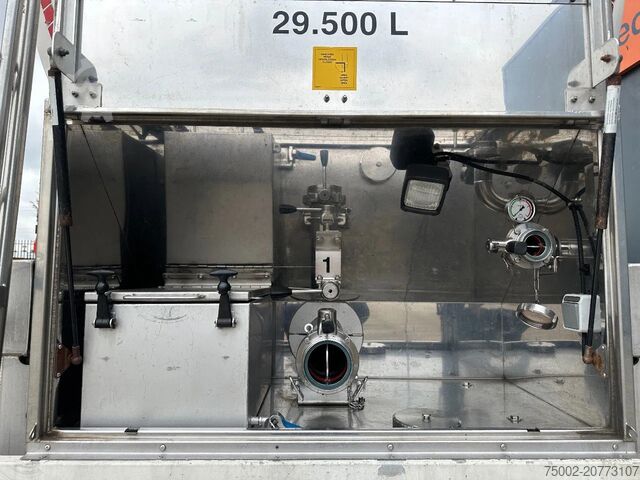 Cisterna s hrano Van Hool FOOD / RVS chassis / empty weight: 5.860kg / 29...