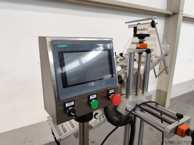 Wheeled self-adhesive labeling station SEEMA 