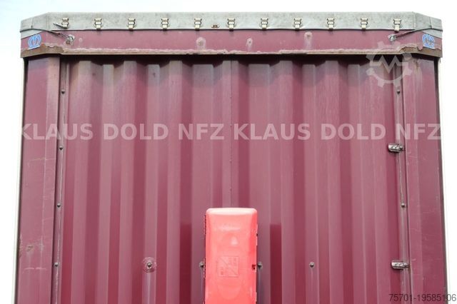 Open oplegger met zeil KRONE Pritsche Plane XL MegaLiner BWP Edscha Bordwände