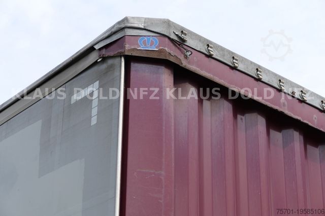 Open oplegger met zeil KRONE Pritsche Plane XL MegaLiner BWP Edscha Bordwände