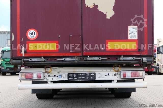 Open semitrailer with tarp KRONE Pritsche Plane XL MegaLiner BWP Edscha Bordwände