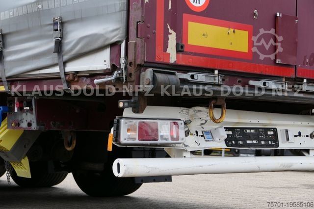 Open oplegger met zeil KRONE Pritsche Plane XL MegaLiner BWP Edscha Bordwände