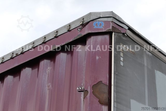 Open oplegger met zeil KRONE Pritsche Plane XL MegaLiner BWP Edscha Bordwände