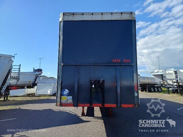 Öppen semitrailer med kapell Berger Curtainsider Mega