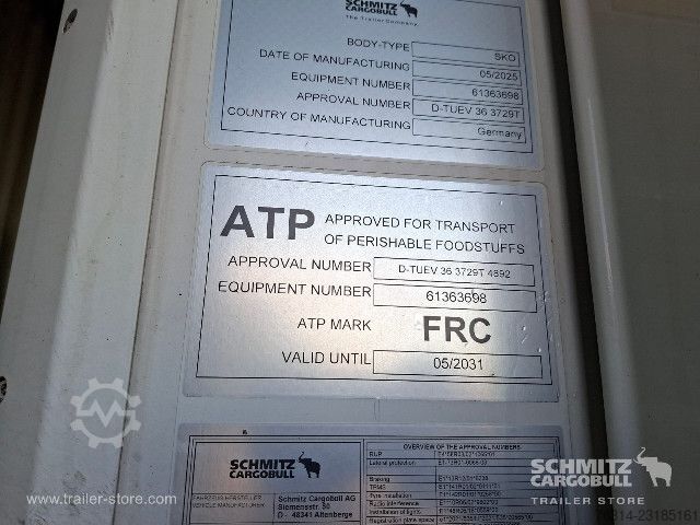 फ्रिज सेमीट्रेलर Schmitz Cargobull Tiefkühler Standard Doppelstock