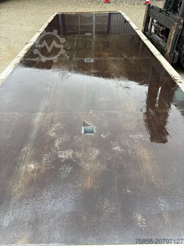 Swap body open Krone Plattform 7,82m mit Steckrungen mittig