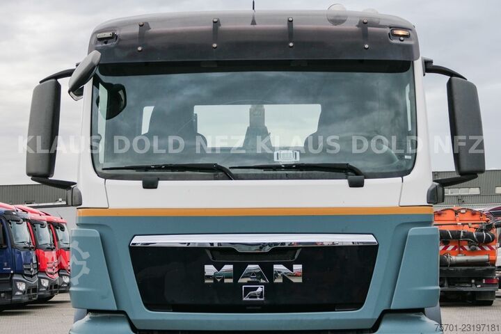 משאית מנוף מעלית מכולות (roll-off) MAN TGS 35.480 Abrollkipper Hiab Retarder Euro 5