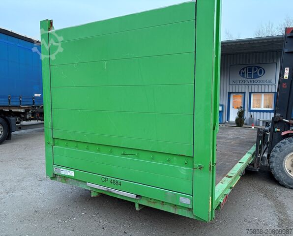 Trailer bak swap body Krone BDF 7,45m TOP Zustand Zurringe