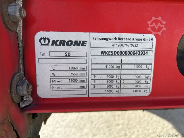 Drsne ponjave Krone Profi Liner / Curtainside / VALX Drum / NL Trailer